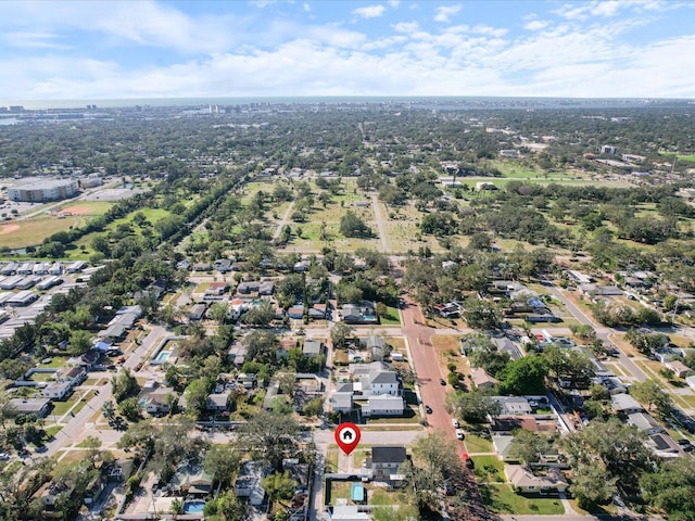 birds eye view of property featuring a residential view