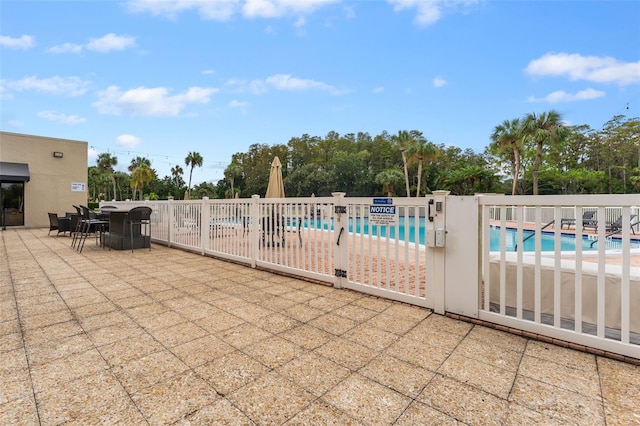 3361 Scorecard Dr Unit 0, New Port Richey, FL 34655 - community pool featuring a patio