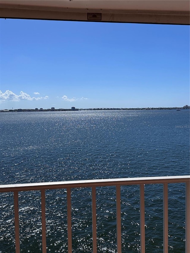 view of water feature