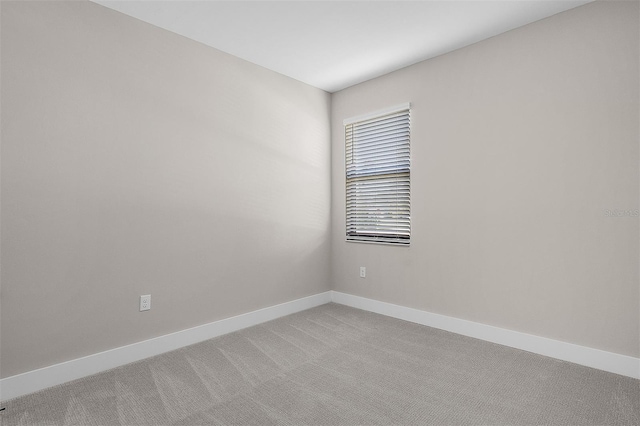 spare room with carpet floors