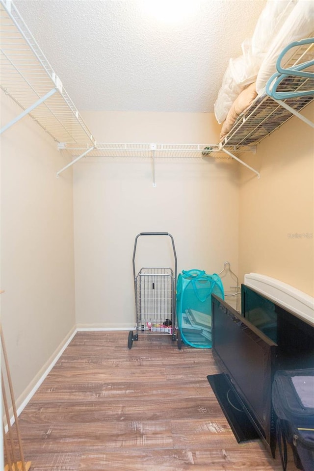 315 30th Ave W Unit B201, Bradenton, FL 34205 - walk in closet with wood finished floors