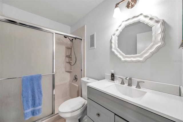 2937 Bough Ave Unit D, Clearwater, FL 33760 - full bath featuring an enclosed shower, vanity, and toilet