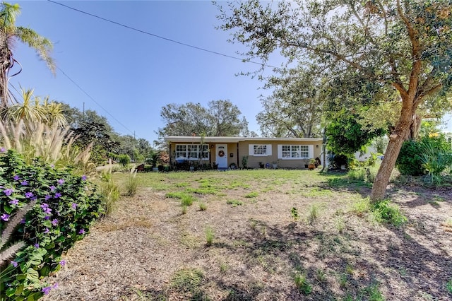 view of ranch-style house