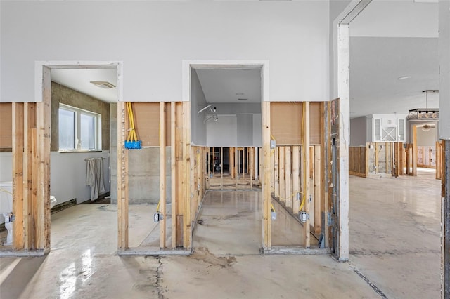 miscellaneous room featuring concrete flooring