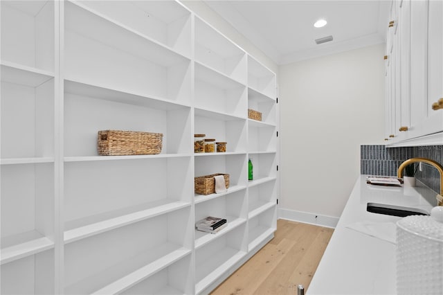 pantry with sink