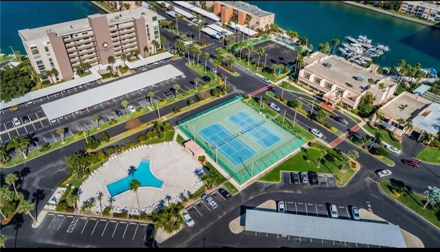 7625 Sun Island Dr S Unit 101, South Pasadena, FL 33707 - aerial view of property's location featuring a large body of water and a pool area