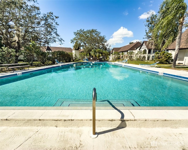 view of pool