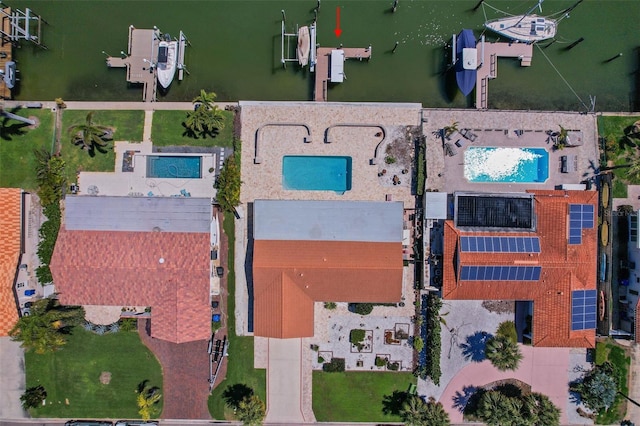 drone / aerial view