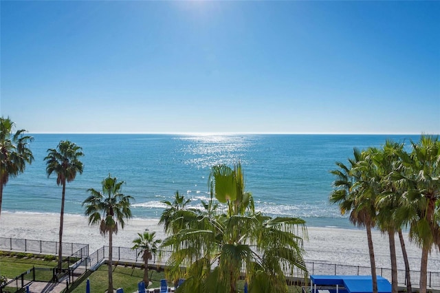 16500 Gulf Blvd Unit 352, North Redington Beach, FL 33708 - water view featuring fence and nearby beach