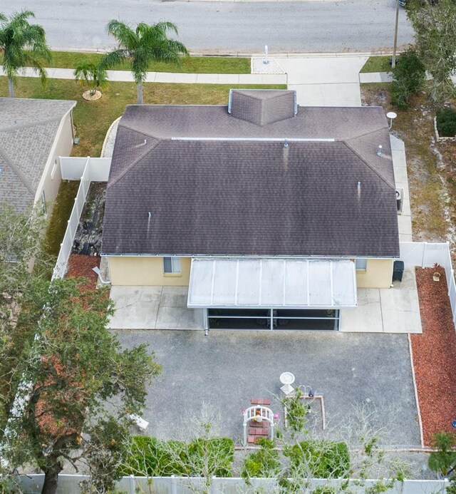 24617 Laurel Ridge Dr, Lutz, FL 33559 - view from above of property