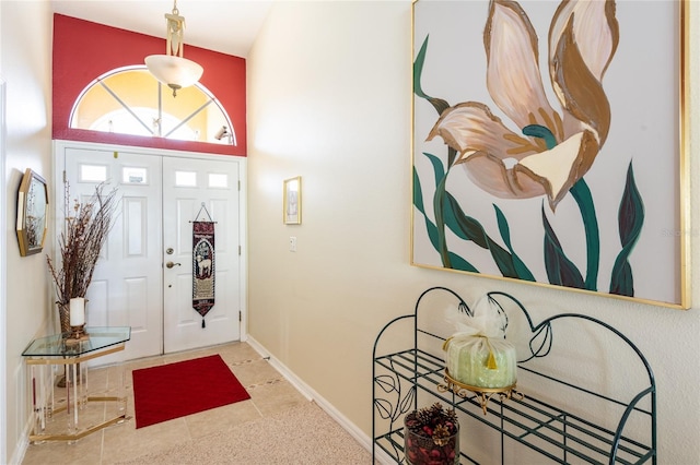 24617 Laurel Ridge Dr, Lutz, FL 33559 - foyer with baseboards