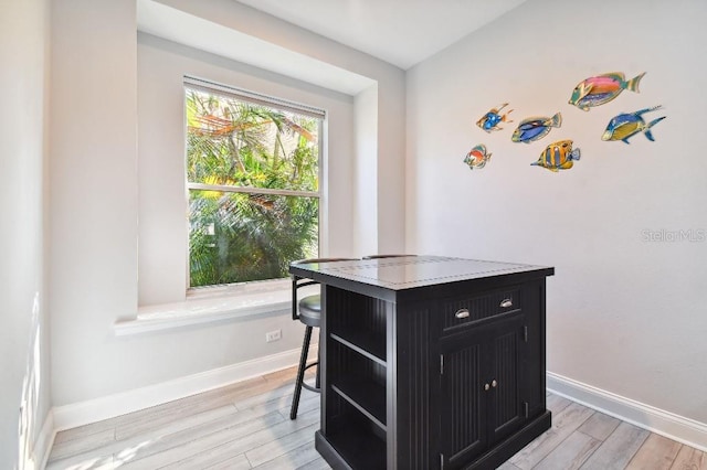 interior space featuring hardwood / wood-style floors