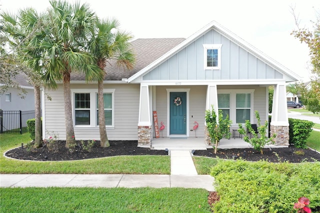 view of front of house with a porch