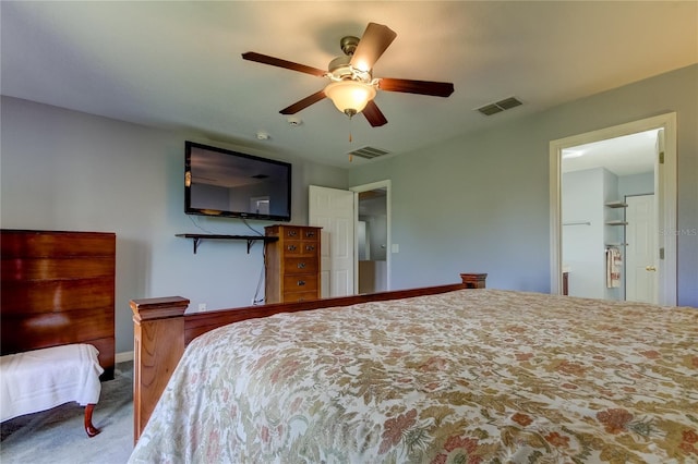 5220 Butterfly Shell Dr, Apollo Beach, FL 33572 - carpeted bedroom featuring a ceiling fan and baseboards
