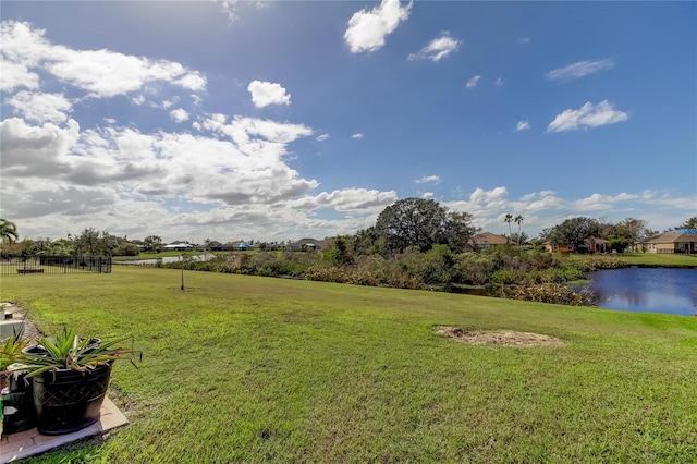 5220 Butterfly Shell Dr, Apollo Beach, FL 33572 - view of grassy yard featuring a water view