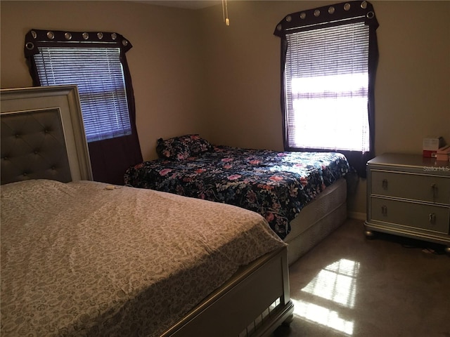 bedroom featuring carpet floors