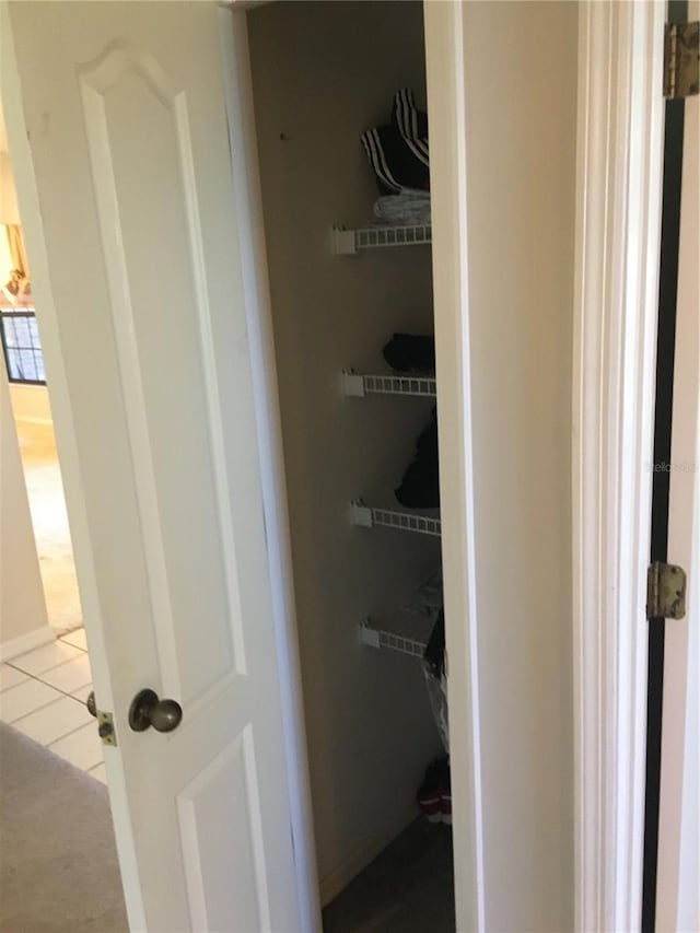 view of closet