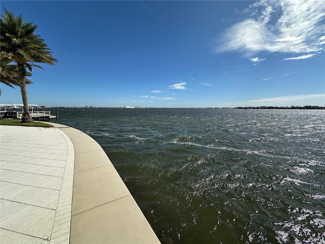 view of water feature