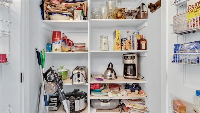 view of pantry