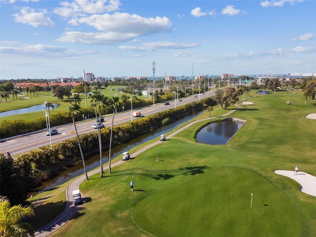 view of home's community featuring a water view