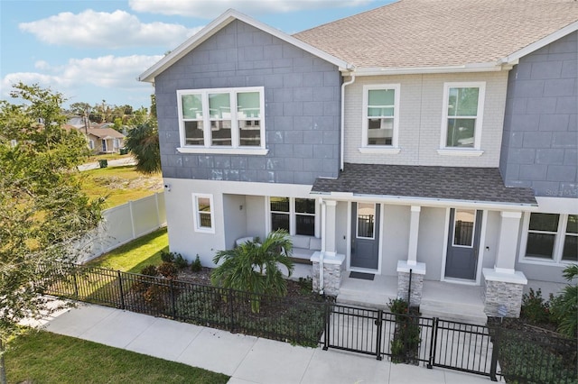 view of front of house featuring a porch