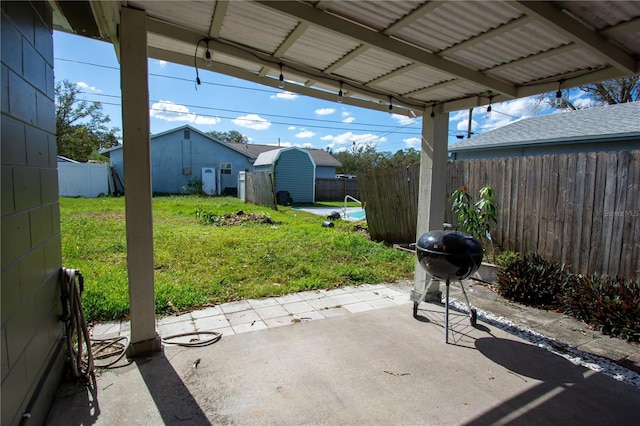 view of patio / terrace featuring area for grilling