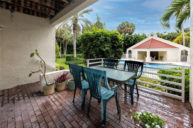 exterior space with a patio area