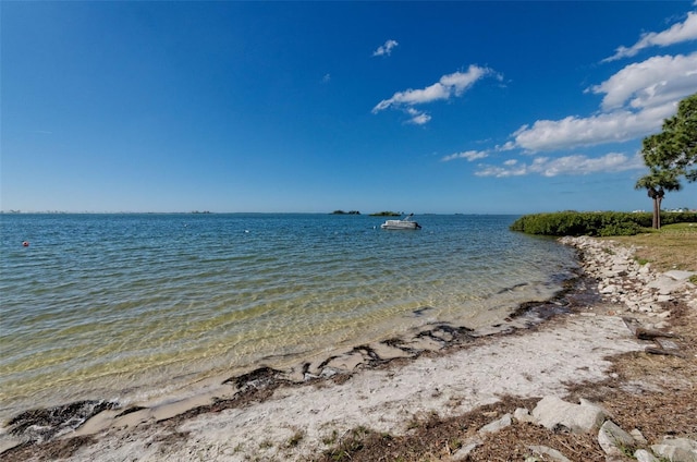 water view featuring a view of the beach