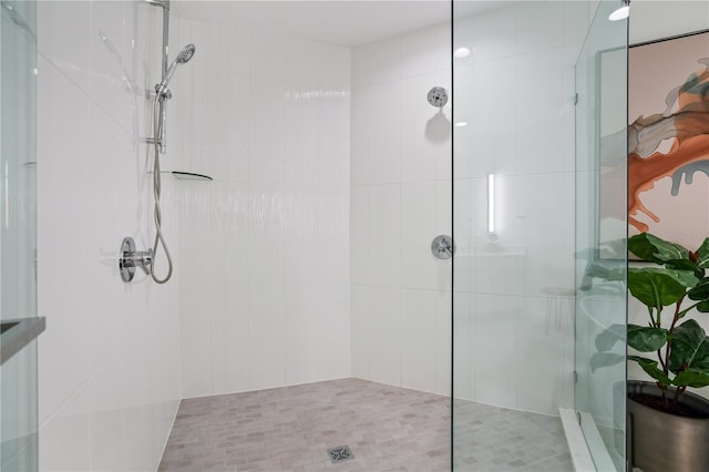 bathroom with an enclosed shower