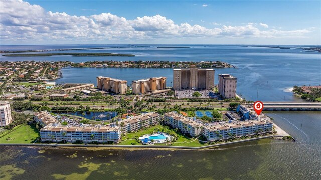 5281 Isla Key Blvd S Unit 206, Saint Petersburg, FL 33715 - aerial view of a nearby body of water and a notable bridge