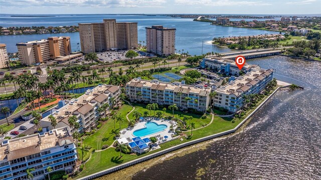 5281 Isla Key Blvd S Unit 206, Saint Petersburg, FL 33715 - view of urban area featuring a pool area and a large body of water