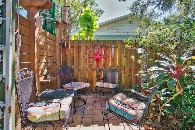 view of patio