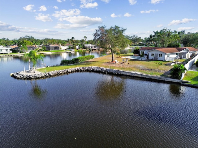 property view of water