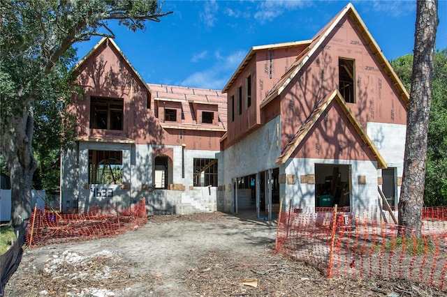 view of back of property