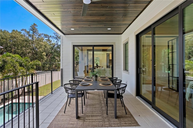 4633 W Lowell Ave, Tampa, FL 33629 - wooden deck featuring outdoor dining space