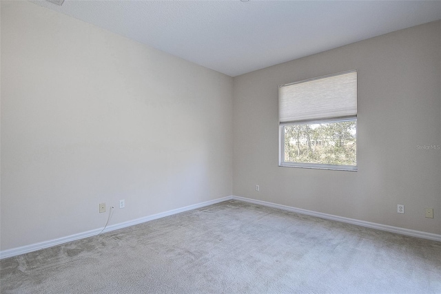 spare room with carpet floors