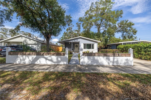 view of front of home