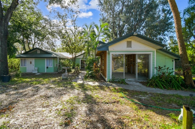 view of back of property