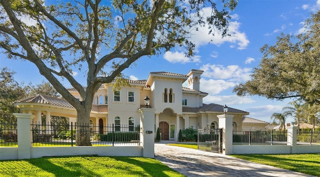 view of mediterranean / spanish house