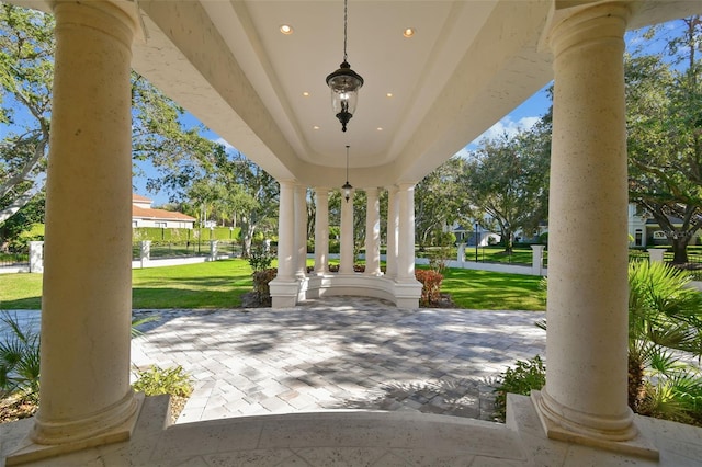 view of patio