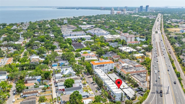 403 S Oregon Ave, Tampa, FL 33606 - drone / aerial view featuring a water view and a view of city