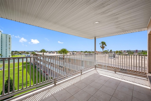 view of patio / terrace featuring a balcony