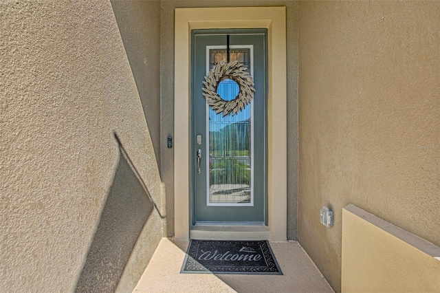 view of property entrance