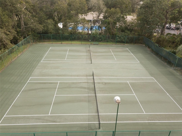 view of sport court