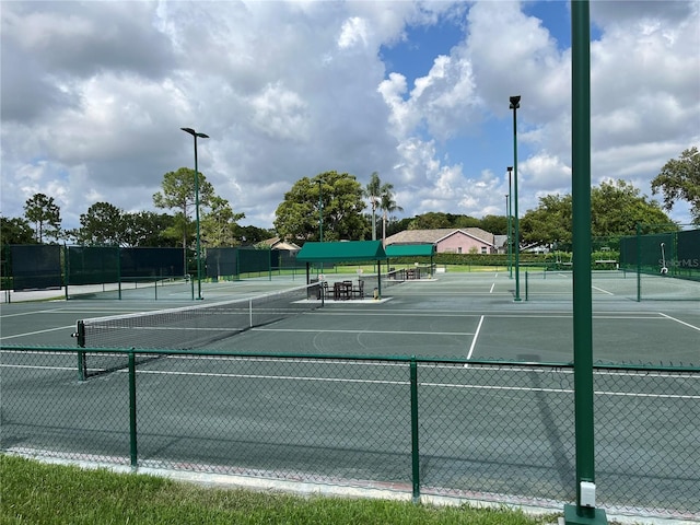 view of sport court