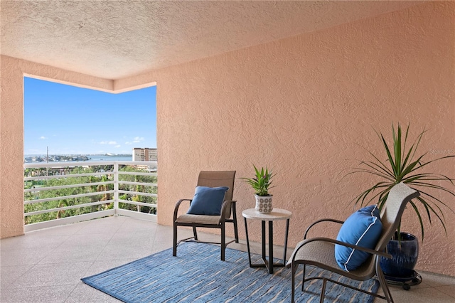 view of patio / terrace featuring a balcony