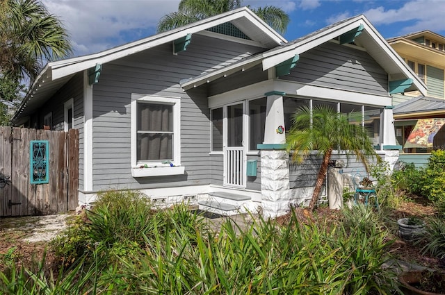 view of rear view of house