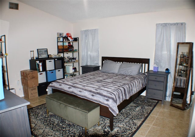 view of tiled bedroom