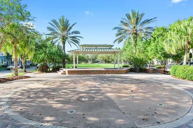 view of home's community featuring a gazebo