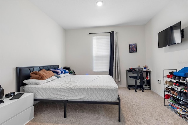 bedroom with carpet flooring